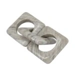 Artekko Marble Γκρι Μαρμάρινη Διακοσμητική Αλυσίδα (26x10x2.5)cm