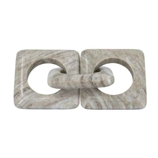 Artekko Marble Γκρι Μαρμάρινη Διακοσμητική Αλυσίδα (26x10x2.5)cm