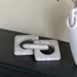 Artekko Marble Γκρι Μαρμάρινη Διακοσμητική Αλυσίδα (26x10x2.5)cm