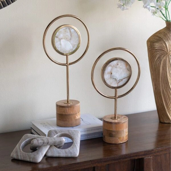 Artekko Marble Γκρι Μαρμάρινη Διακοσμητική Αλυσίδα (26x10x2.5)cm