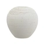 Artekko Antique Λευκό Κεραμικό Βάζο (23.2x23.2x22.2)cm