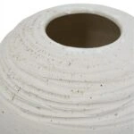 Artekko Antique Λευκό Κεραμικό Βάζο (23.2x23.2x22.2)cm