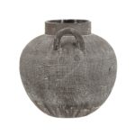 Artekko Antique Κεραμικό Βάζο σε Μαύρη Πατίνα (24.2x24.2x23.5)cm