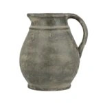 Artekko Antique Βάζο από Τερακότα σε Πράσινη με Μπεζ Αποχρώση (25x25x22.5)cm