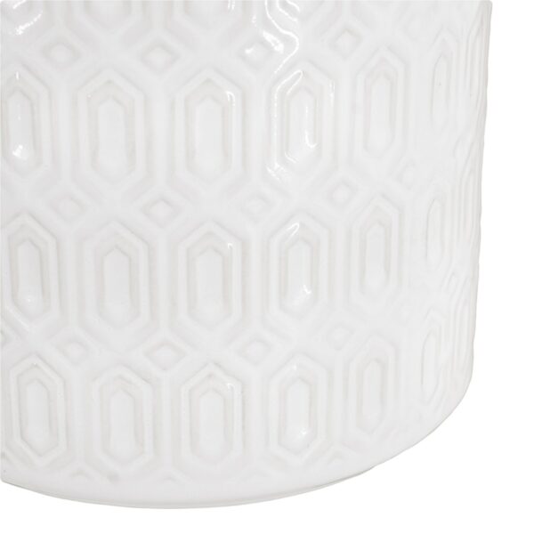 Artekko Planter Λευκά Κεραμικά Κασπώ (18x18x17)cm 2 pcs