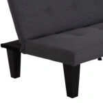 ΚΑΝΑΠΕΣ ΚΡΕΒΑΤΙ 2-ΘΕΣΙΟΣ KORO HM3304.01 ΓΚΡΙ PU ΔΕΡΜΑ 165x75x64Υεκ