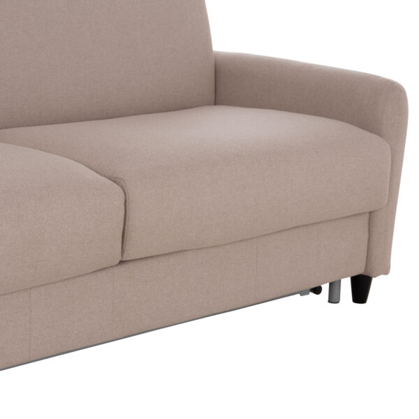 ΚΑΝΑΠΕΣ-ΚΡΕΒΑΤΙ ΜΕ ΑΝΑΔΙΠΛ.ΣΤΡΩΜΑ ETUDINE HM3311.02 ΜΠΕΖ ΥΦΑΣΜΑ 185x97x87Υεκ