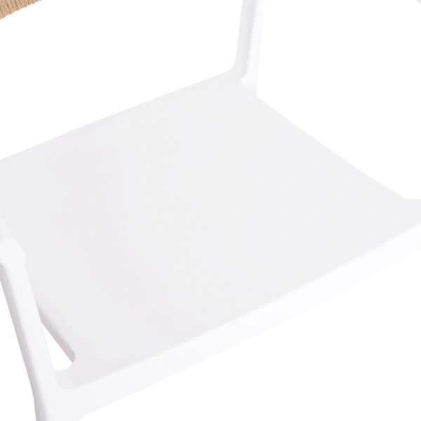 ΠΟΛΥΘΡΟΝΑ ΠΟΛΥΠΡΟΠΥΛΕΝΙΟΥ BOGI HM6240.01 ΛΕΥΚΗ ΜΕ ΜΠΕΖ ΣΧΟΙΝΙ 54x53x75Υεκ.