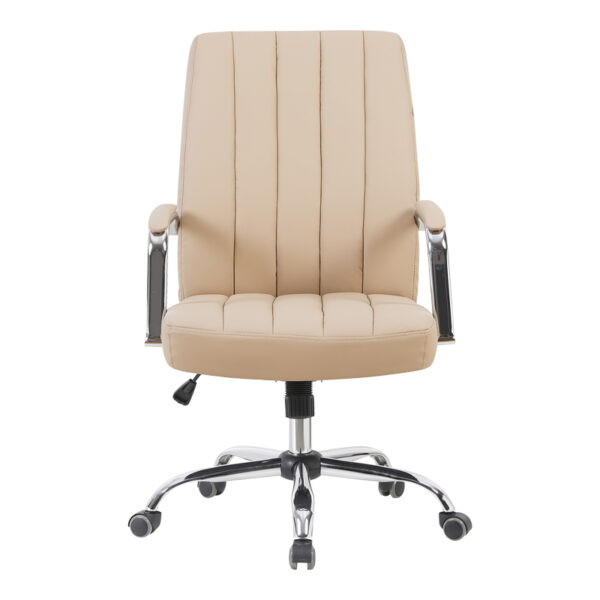 Καρέκλα γραφείου διευθυντή Mido  pu cappuccino 58x71x100-106εκ