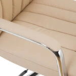 Καρέκλα γραφείου διευθυντή Morales  pu cappuccino 60x70x118-124εκ