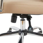 Καρέκλα γραφείου διευθυντή Morales  pu cappuccino 60x70x118-124εκ