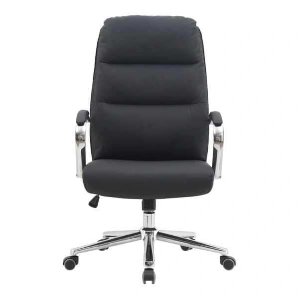Καρέκλα γραφείου διευθυντή Normie  pu μαύρο 58x65x103-111εκ