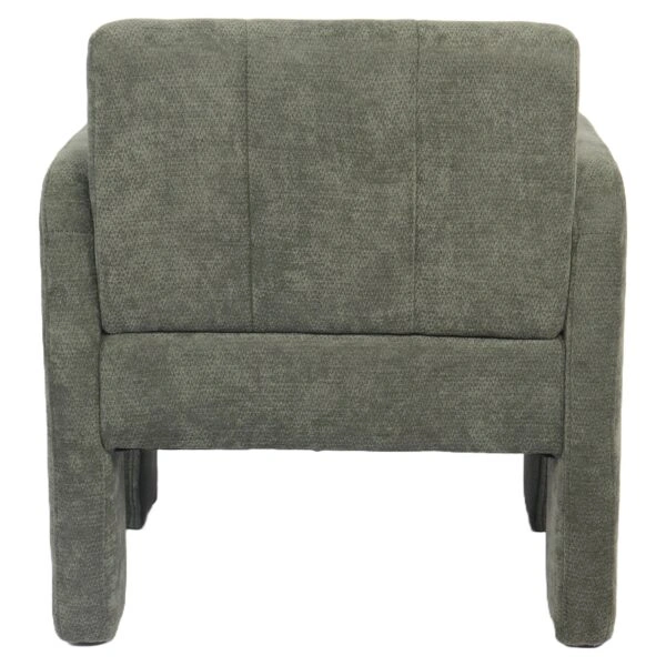 Πολυθρόνα ArteLibre VELORA Πράσινο Ύφασμα/Ξύλο 75x68x69cm