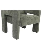 Πολυθρόνα ArteLibre VELORA Πράσινο Ύφασμα/Ξύλο 75x68x69cm