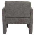 Πολυθρόνα ArteLibre VELORA Γκρι Ανοιχτό Ύφασμα/Ξύλο 75x68x69cm