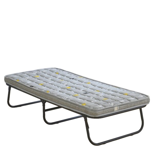 Κρεβάτι Σπαστό ArteLibre FLEXREST Με Στρώμα Πάχους 12cm Μαύρο Μέταλλο 180x80x33cm