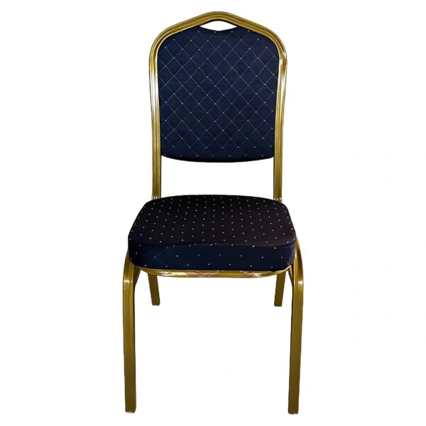 Καρέκλα Catering ArteLibre AUREVIA Μπλε/Χρυσό Ύφασμα/Μέταλλο 57x40x93cm