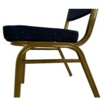 Καρέκλα Catering ArteLibre AUREVIA Μπλε/Χρυσό Ύφασμα/Μέταλλο 57x40x93cm