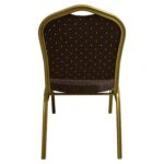 Καρέκλα Catering ArteLibre AUREVIA Μπορντό/Χρυσό Ύφασμα/Μέταλλο 57x40x93cm
