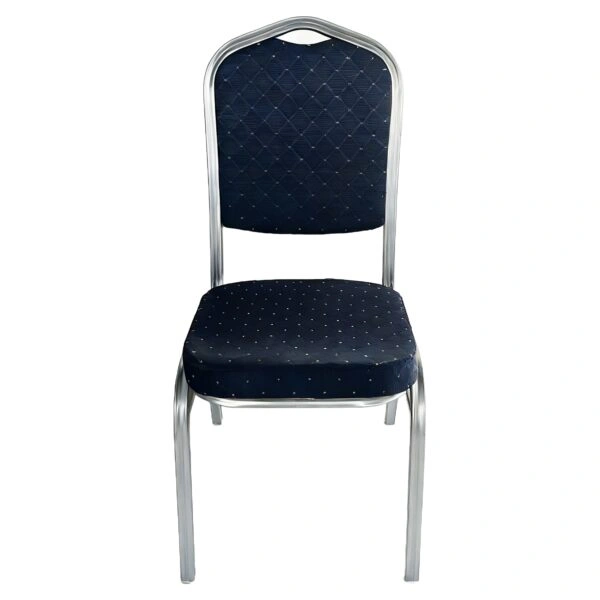 Καρέκλα Catering ArteLibre AUREVIA Μπλε/Ασημί Ύφασμα/Μέταλλο 57x40x93cm