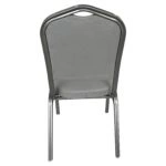 Καρέκλα Catering ArteLibre AUREVIA Γκρι/Ασημί Ύφασμα/Μέταλλο 57x40x93cm