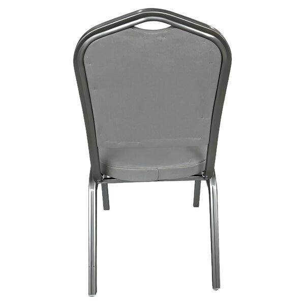 Καρέκλα Catering ArteLibre AUREVIA Γκρι/Ασημί Ύφασμα/Μέταλλο 57x40x93cm