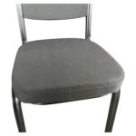 Καρέκλα Catering ArteLibre AUREVIA Γκρι/Ασημί Ύφασμα/Μέταλλο 57x40x93cm