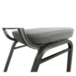 Καρέκλα Catering ArteLibre AUREVIA Γκρι/Ασημί Ύφασμα/Μέταλλο 57x40x93cm