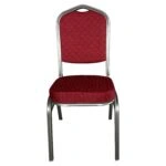 Καρέκλα Catering ArteLibre AUREVIA Κόκκινο/Ασημί Ύφασμα/Μέταλλο 57x40x93cm