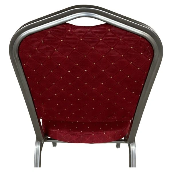 Καρέκλα Catering ArteLibre AUREVIA Κόκκινο/Ασημί Ύφασμα/Μέταλλο 57x40x93cm