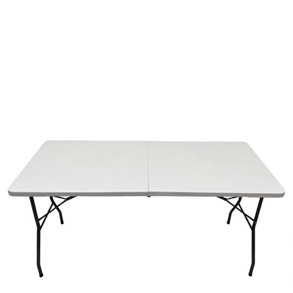 Τραπέζι Catering ArteLibre MOBILIS Πτυσσόμενο Λευκό/Γκρι Πλαστικό/Μέταλλο 150x75x74cm
