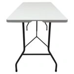 Τραπέζι Catering ArteLibre MOBILIS Πτυσσόμενο Λευκό/Γκρι Πλαστικό/Μέταλλο 150x75x74cm