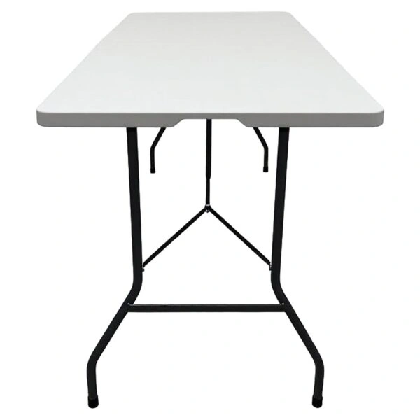 Τραπέζι Catering ArteLibre MOBILIS Πτυσσόμενο Λευκό/Γκρι Πλαστικό/Μέταλλο 150x75x74cm