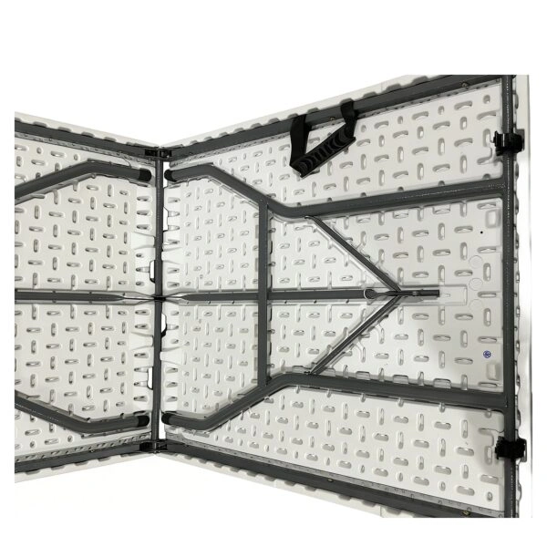 Τραπέζι Catering ArteLibre MOBILIS Πτυσσόμενο Λευκό/Γκρι Πλαστικό/Μέταλλο 150x75x74cm