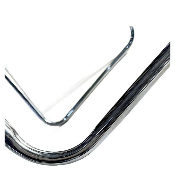 Καρέκλα Επισκέπτη ArteLibre LUCENTRA Μαύρο/Ασημί PU/Μέταλλο 51x49x79cm