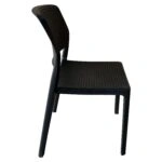 Καρέκλα Κήπου ArteLibre LUMINA Μαύρο PP 55x46x83cm