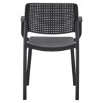 Πολυθρόνα Κήπου ArteLibre CALORA Μαύρο PP 55x54.5x83cm