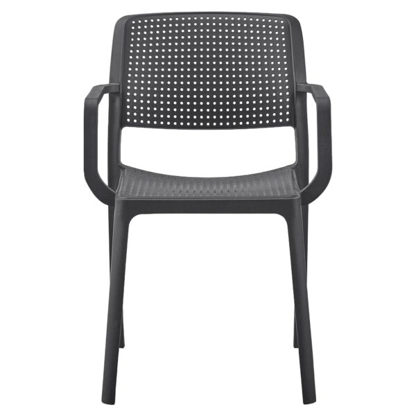 Πολυθρόνα Κήπου ArteLibre CALORA Μαύρο PP 55x54.5x83cm