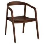 Καρέκλα Επαγγελματική ArteLibre SCHUMET RAMUS Καρυδί/Rubberwood Ξύλο 56x56x78cm