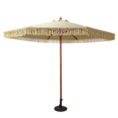 Ομπρέλα Κήπου ArteLibre KARENA Μπεζ/Φυσικό Ξύλο/Polyester Φ3x2.50m