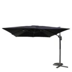 Ομπρέλα Κήπου ArteLibre VALENA Μαύρο/Γκρι Αλουμίνιο/Polyester Φ3x3m