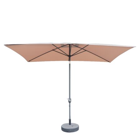 Ομπρέλα Κήπου ArteLibre ARONA Μόκα/Ανθρακί Αλουμίνιο/Polyester 3x2x2.53m