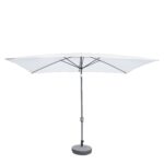 Ομπρέλα Κήπου ArteLibre ARONA Λευκό/Ανθρακί Αλουμίνιο/Polyester 3x2x2.53m