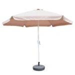 Ομπρέλα Κήπου ArteLibre RENOVA Μόκα/Λευκό Μέταλλο/Polyester Φ3x2.5m