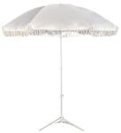 Ομπρέλα Παραλίας ArteLibre BOHERA Λευκό Μέταλλο/Μακραμέ Ύφασμα Φ180x200cm