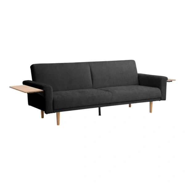 Καναπες-κρεβάτι Flexo  υφασμα ανθρακί 220x84.5x82εκ