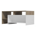 Τραπέζι σαλονιού Consa  sonoma - λευκό 120x60x52.8εκ