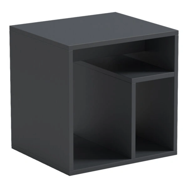 Βοηθητικό τραπέζι Doublo  ανθρακί 40x35x40εκ