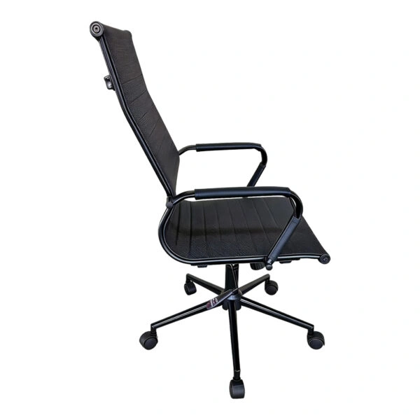 Καρέκλα γραφείου διευθυντή Valter  pu μαύρο 55.5x58x108εκ