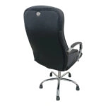 Καρέκλα γραφείου διευθυντή Quilted  pu μαύρο 62x70x116εκ